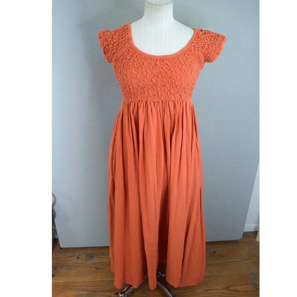 Free People Maxi Dress XS Casual Boho Festival All Eye On You Mocked Summer